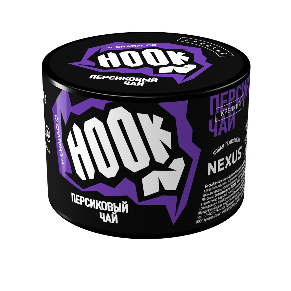 М. Кальянная смесь Hook &quot;Персиковый чай&quot; 50г