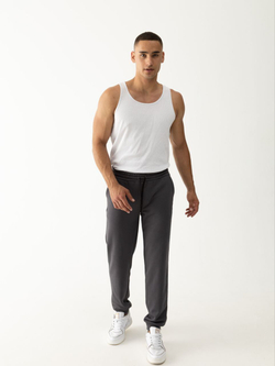 Брюки спортивные мужские(без начеса).Графит