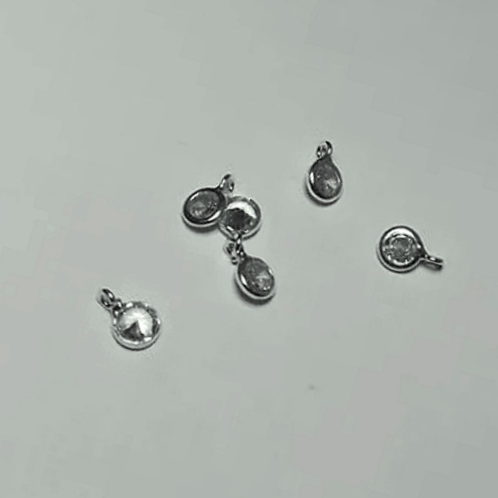 Подвеска с фианитом 4,5 мм