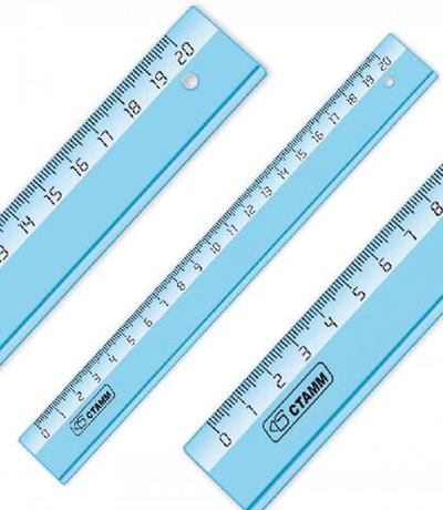 Линейка 20см Cristal (Стамм)