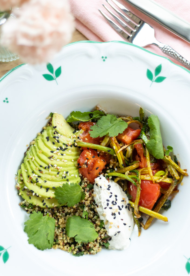 ТЕПЛЫЙ САЛАТ С ЧЕРЕМШОЙ NEW