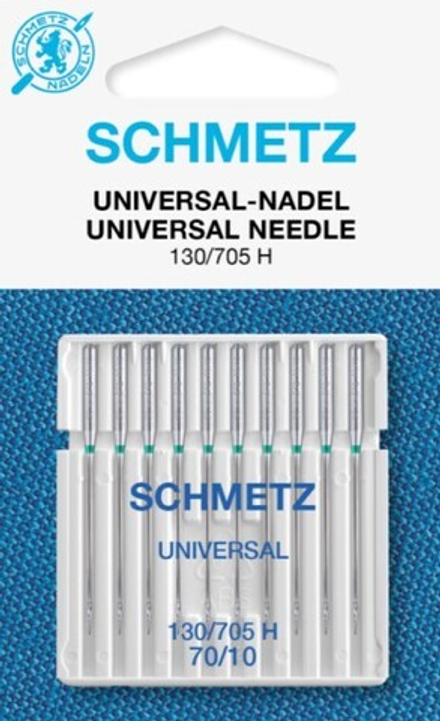 Иглы стандартные Schmetz 130/705H № 70, 10 шт.