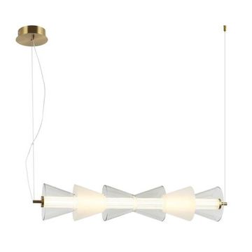 Люстра подвесная 21W 3000K OML-51503-21 латунь Casargo Omnilux