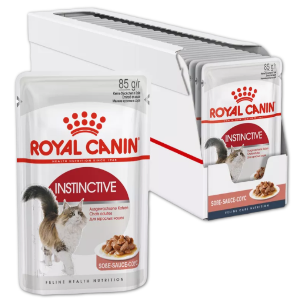 Royal Canin корм консервированный для взрослых кошек кусочки в соусе