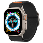 Ремешок Spigen FIT LITE ULTRA APPLE WATCH 4 / 5 / 6 / 7 / 8 / SE / ULTRA (42 / 44 / 45 / 49 MM) BLACK (оцинкованная пряжка; материал из высококачественного нейлона; ультралегкий ремешок)