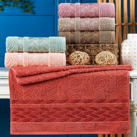 Полотенце махровое "АВТ. BERKA" PHILIPPUS, 100% хлопок, Турция.