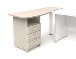 К25 Модерн (М17+М20+2131+М36) Тумба приставная левая 1600х600х740