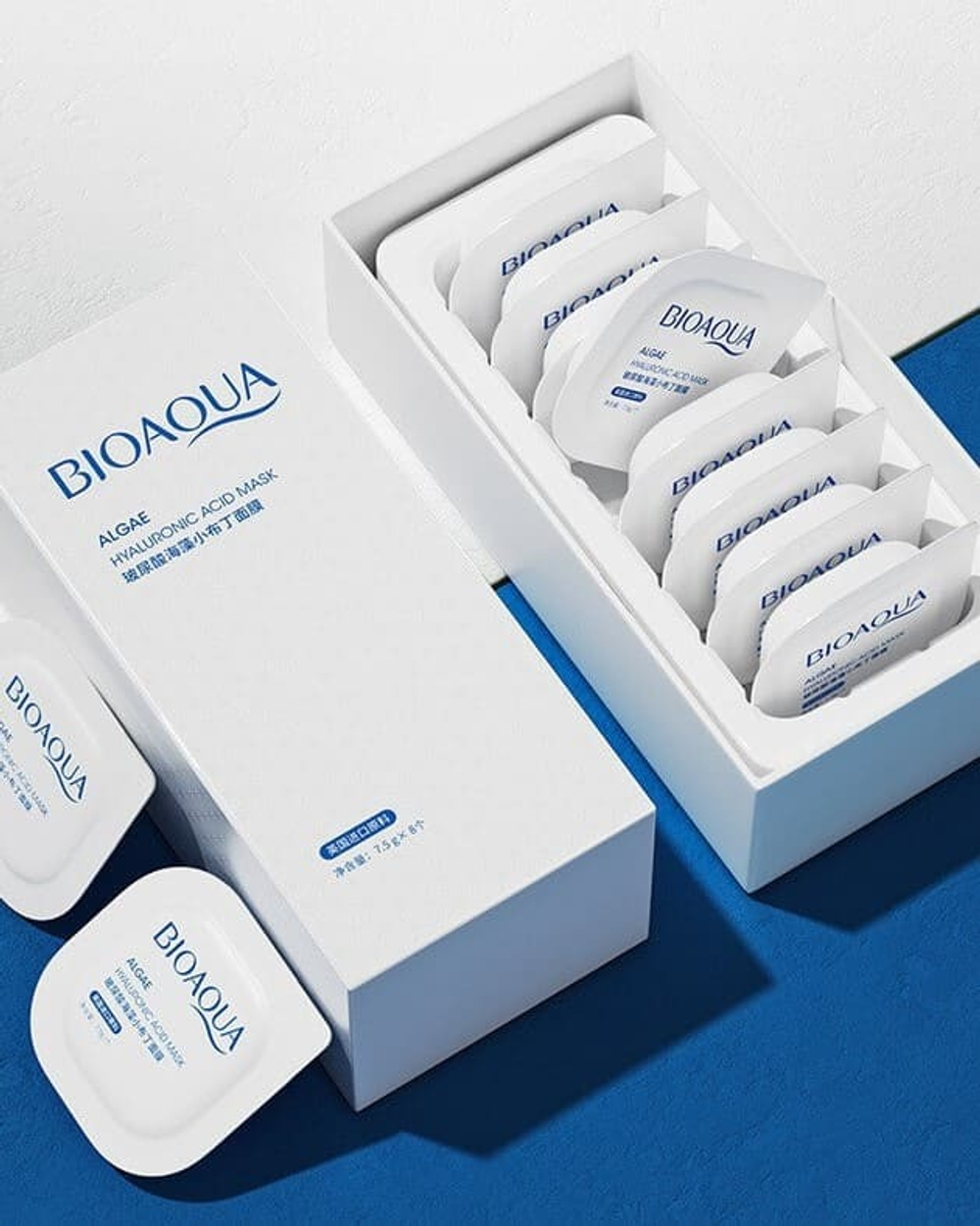 Маска-пудинг для лица с гиалуроновой кислотой и морскими водорослями