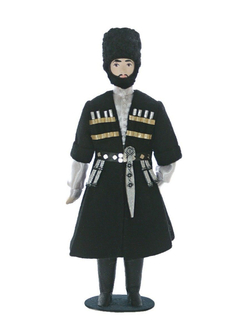 Кукла коллекционная Чеченец в национальном костюме