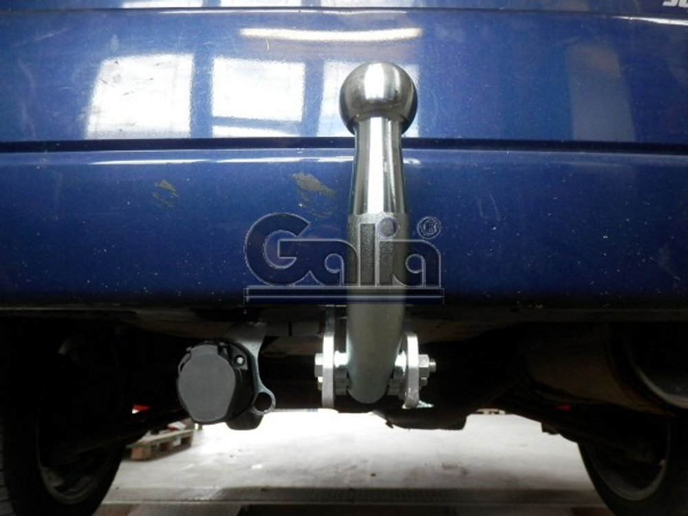 Фаркоп оцинкованный Galia S057A для Suzuki Liana хетчбек 2WD/4WD 2001-2007(паспорт и сертификат в комплекте)(без электрики)