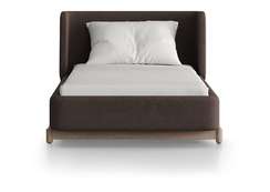 Кровать Basic спальное место 90*200 см (шоколад, твид)