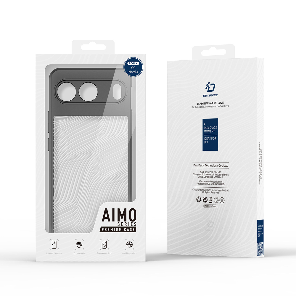 Тонкий чехол с мягкими рамками от Dux Ducis для смартфона OnePlus Nord 4, серия Aimo Series Case