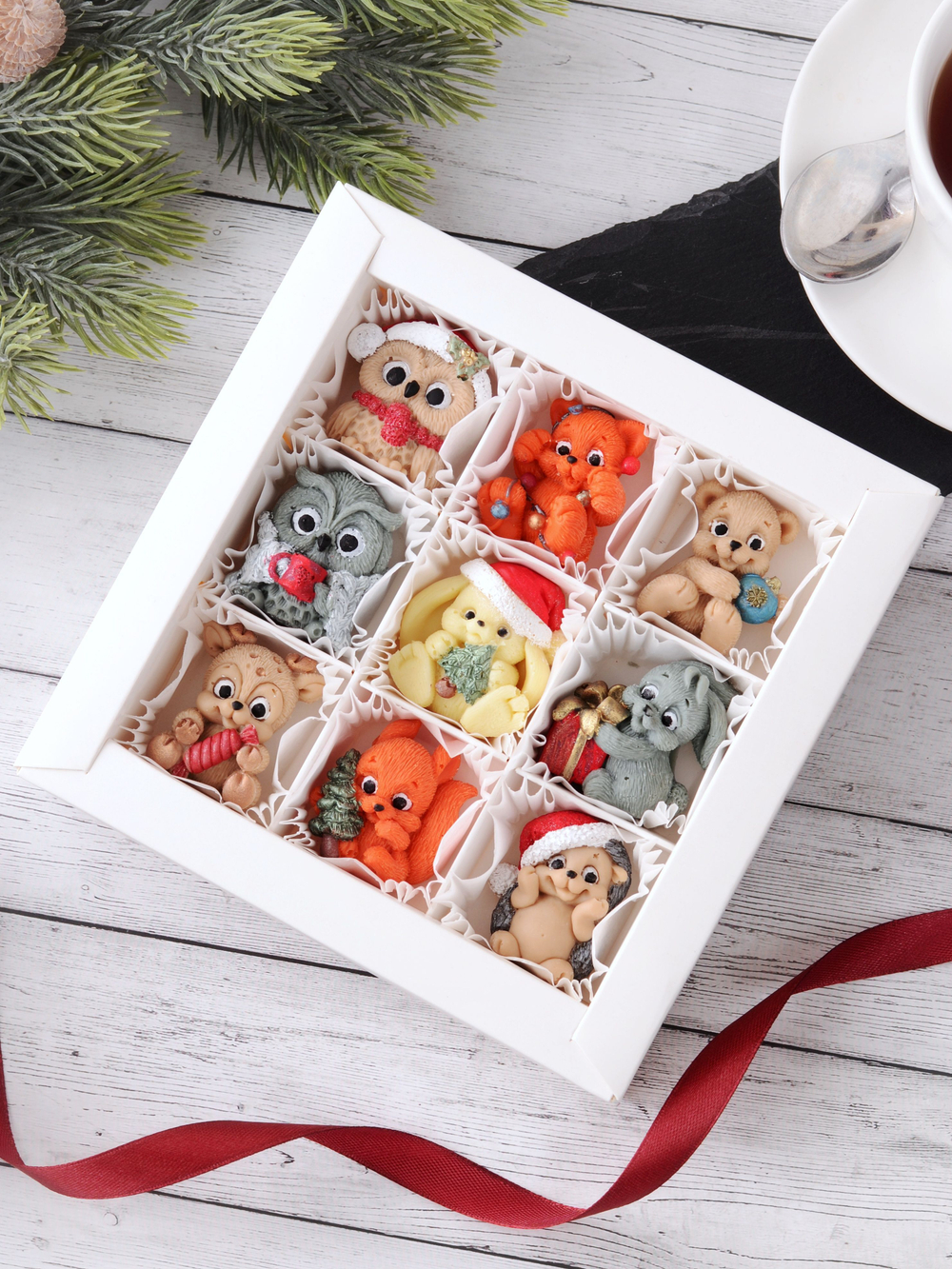 Сладкий новогодний подарок "Новогодняя сказка" #1 / Конфеты ручной работы