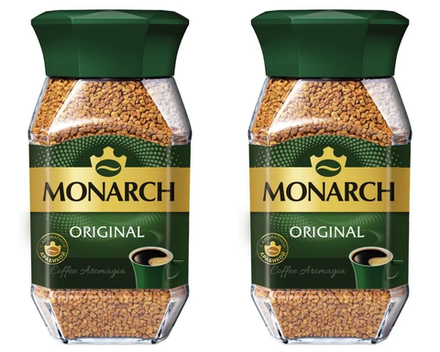 кофе растворимый Monarch Original, 95 г стеклянная банка (Монарх) х 2 шт