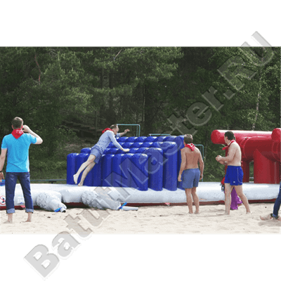 Надувная полоса препятствий "Полоса стена"