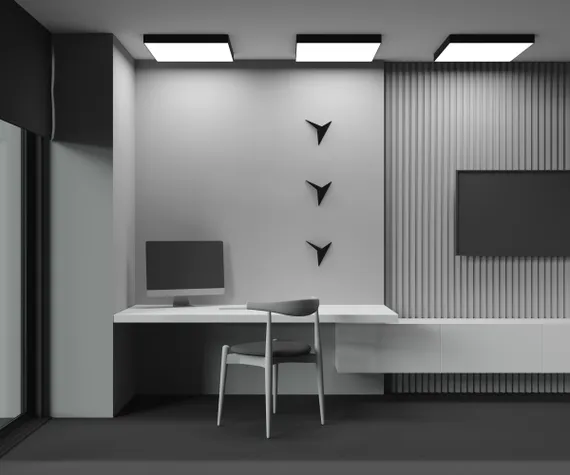 Потолочный светильник Зон / Zon 90 Вт 4000 К 120° Technical c032cl-90w4k-sq-b