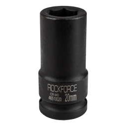 Головка ударная глубокая 3/4'', 20мм (6гр.) RockForce RF-46510020
