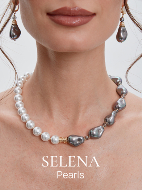 91004074 Колье Selena Pearls