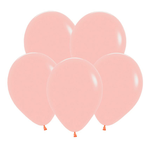 S 12" Матовый Пастель Сочная дыня / Melon / 10 шт.