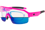 Спортивные очки с диоптриями GOG Thor C / Matt Neon Pink-Black / Photochromic Blue Lens