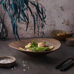 Салатник 500 мл 25,5*23,8 см h5,5 см Brown Untouched Taiga P.L. Proff Cuisine [1]