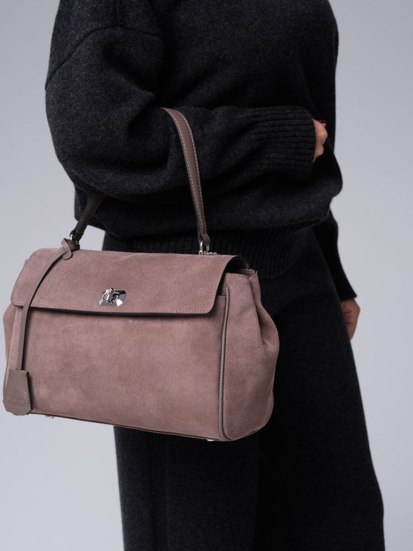 Замшевая сумка Nadi DBR 31356 капучино