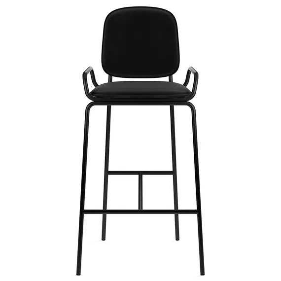 Барный стул Ror, 2 Frame, черный велюр