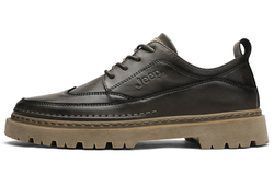 Jeep Casual Leather Shoes Men"s Low top Khaki
