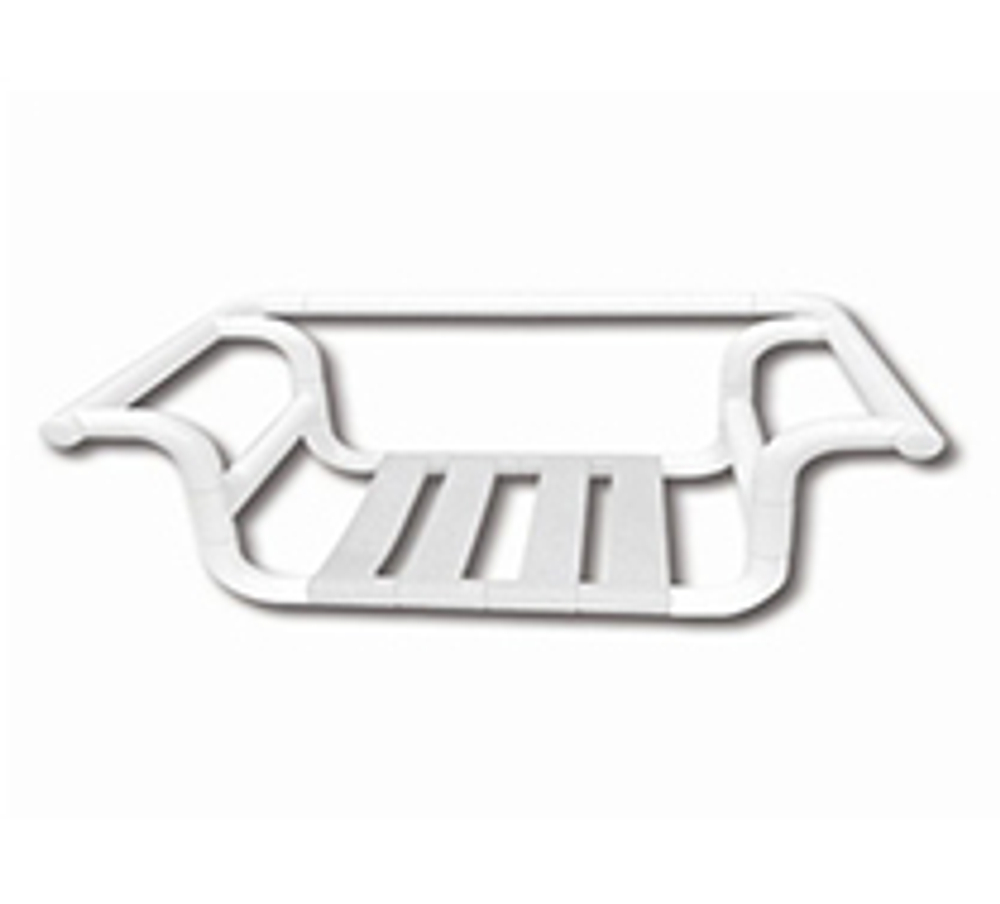 Сиденье для ванной из аллюминия с нейлоновым покрытием NOFER 15043.N белый