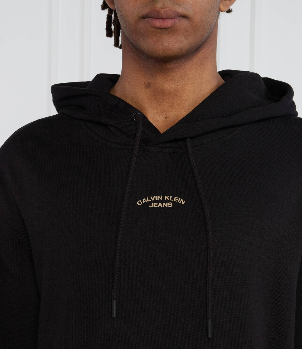 Худи CANVAS CURVE GRAPHIC CALVIN KLEIN JEANS - черный(J30J324228)