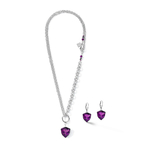 Серьги Coeur de Lion Magic Crystal Amethyst 5054/20-0824 цвет фиолетовый