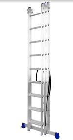 Лестница алюмин.  3секц*  9ступеней (2,56м-4,24м-5,88м) / МОНТАЖНИК