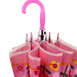 Зонт Цветы розовый, д-50 см, длина 62 см, с-30185