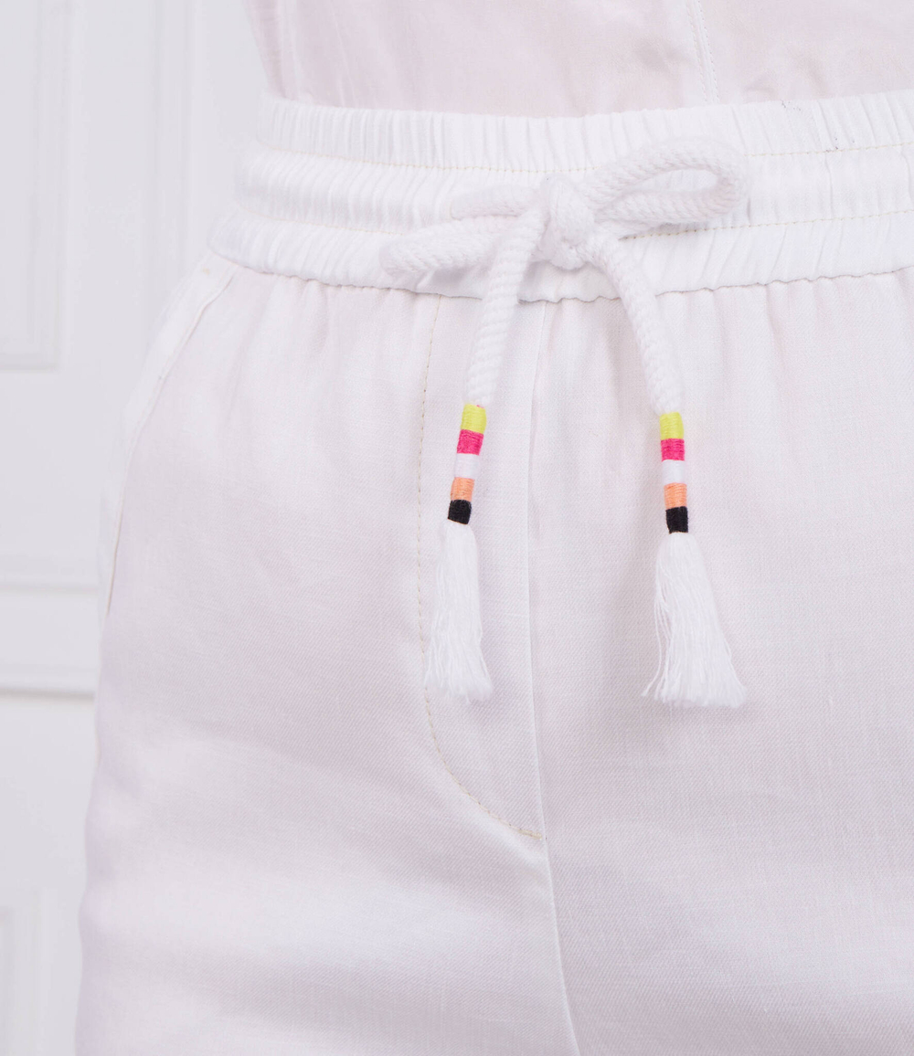 Льняное штаны Marc Cain - белый(US 81.40 W03)