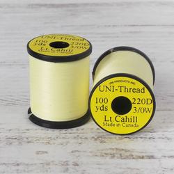 UNI Монтажная нить Thread 3/0 100y W (вощеная)