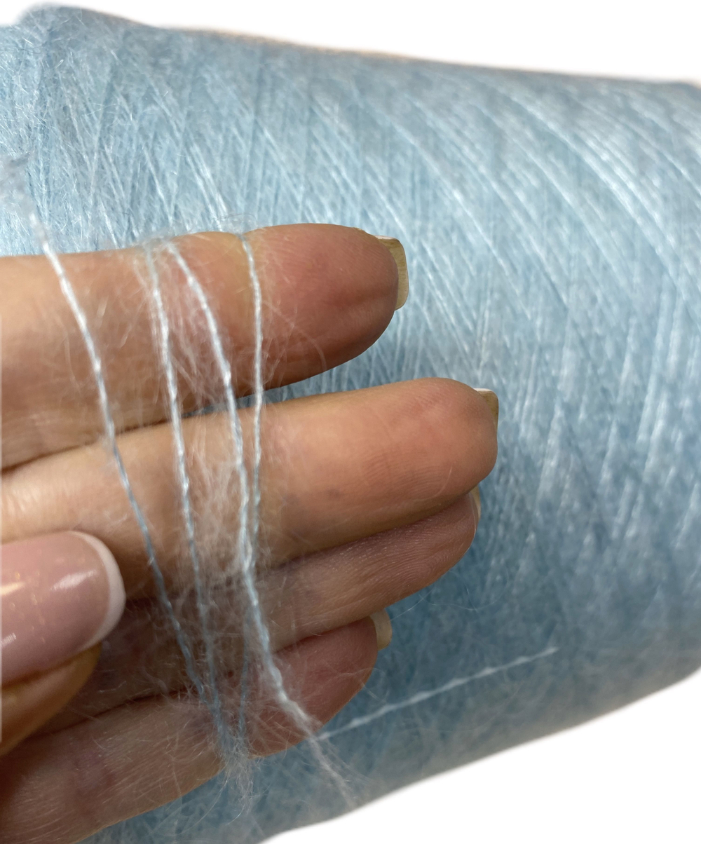 Пряжа на бобине (Италия) 150г 70% мохер 30% шелк 100г-850 м