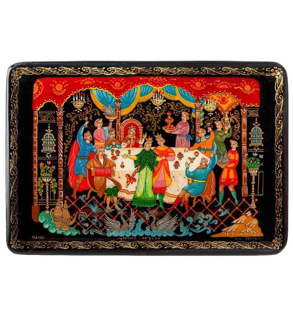 ШК-75/18 Шкатулка «Царевна-лягушка» исп. Серов