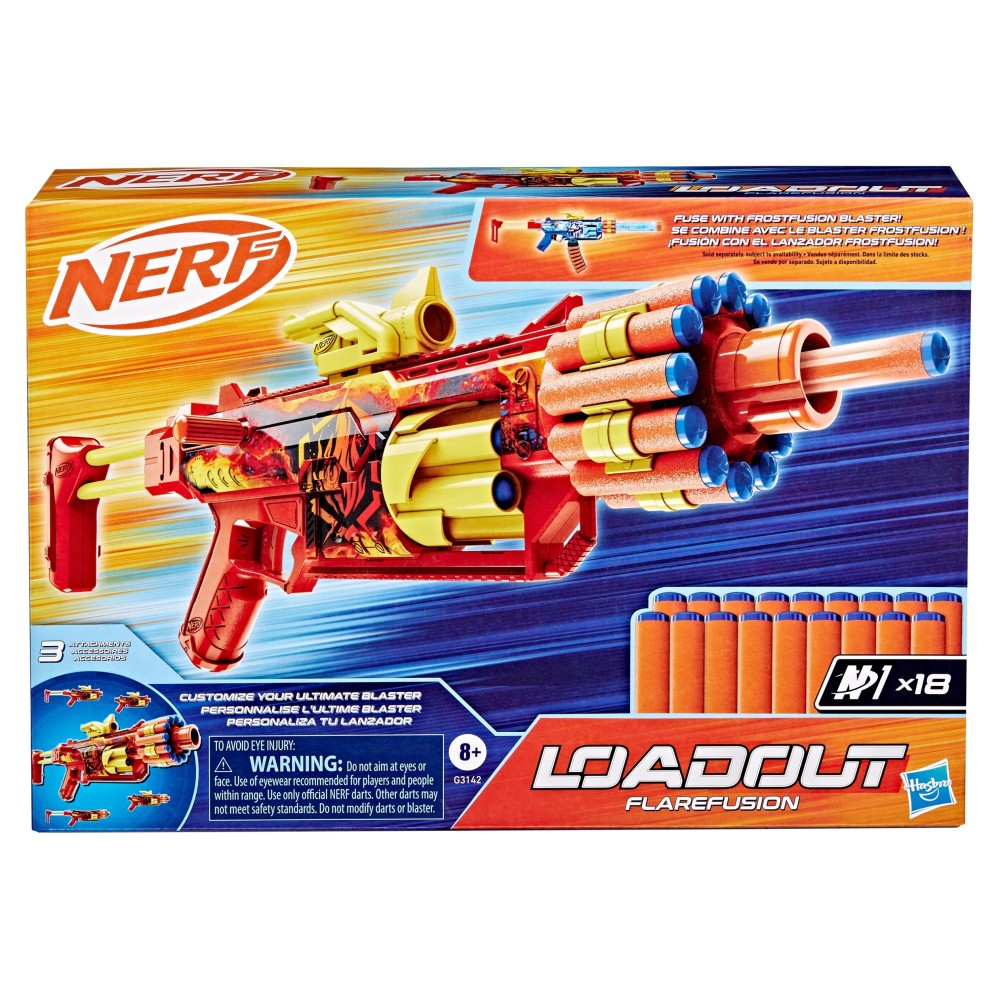Hasbro G3142 — Бластер Nerf Loadout «Flarefusion» с 18 стрелами G3142 — фото 2