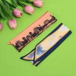 Лента для вплетения в причёску «KRASA- Амелия», микс 2 цвета, 6*90 см