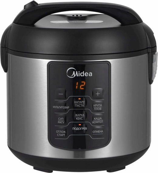Мультиварка Midea MPC-6034, серебристый