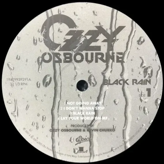 OSBOURNE OZZY Black Rain LP