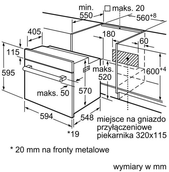 Электрический духовой шкаф Bosch HBF154YS0
