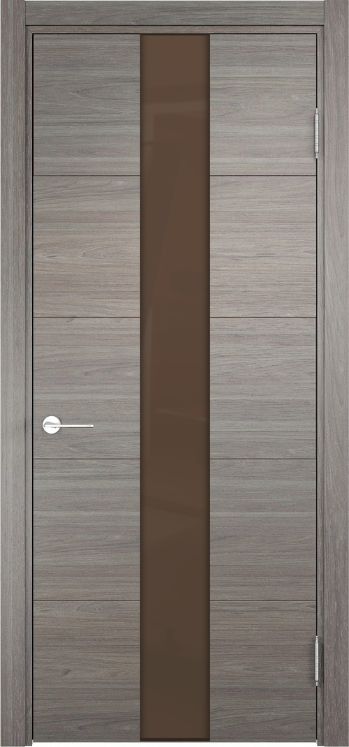 Межкомнатная дверь Турин 15 / Цвет Дуб шервуд вералинга / Стекло "Лакобель" / Двери Верда
