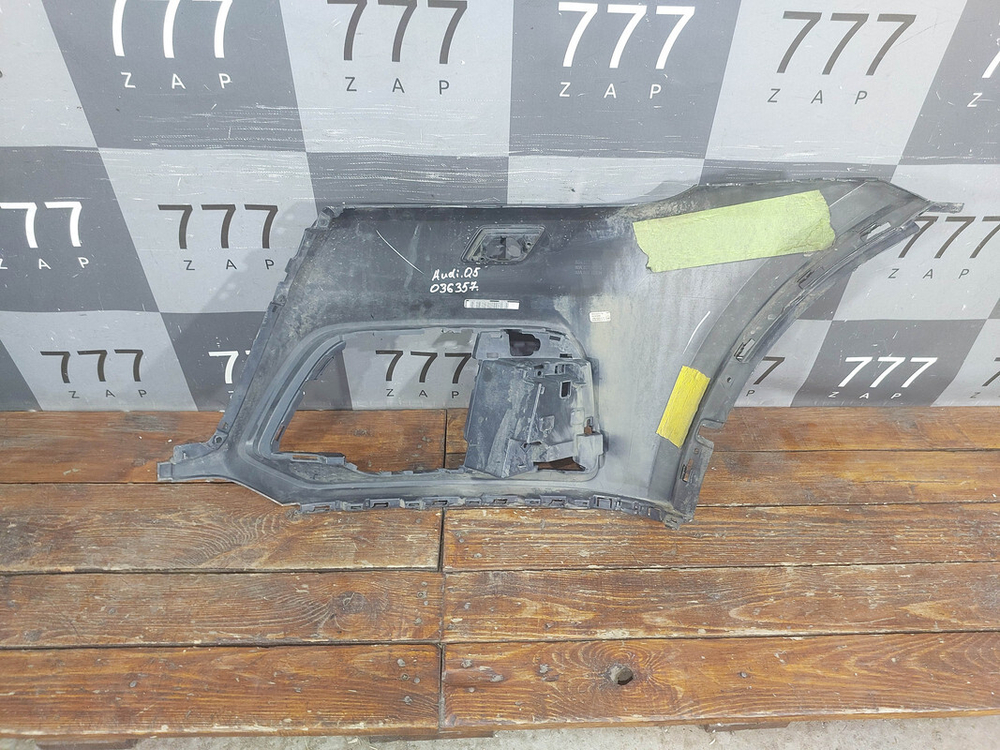 Бампер передний правая часть Audi Q5 (FY) 17-нв Б/У Оригинал 80A807103F