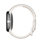 Умные часы Google Pixel Watch Wi-Fi + LTE 41mm, Silver/Chalk (Полированный серебристый корпус, ремешок цвета мел)