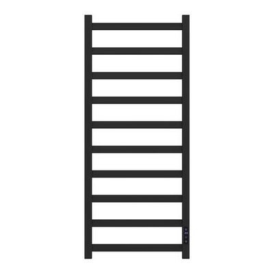 Полотенцесушитель электрический Point Атлант PN18840B П10 400x1000, диммер справа, черный