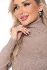 Водолазка Зимняя история (темно-бежевая) Б14648-20М LT Collection