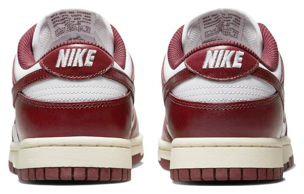Кроссовки Nike Dunk Low Prm "Team Red"And White (Женская размерная сетка)