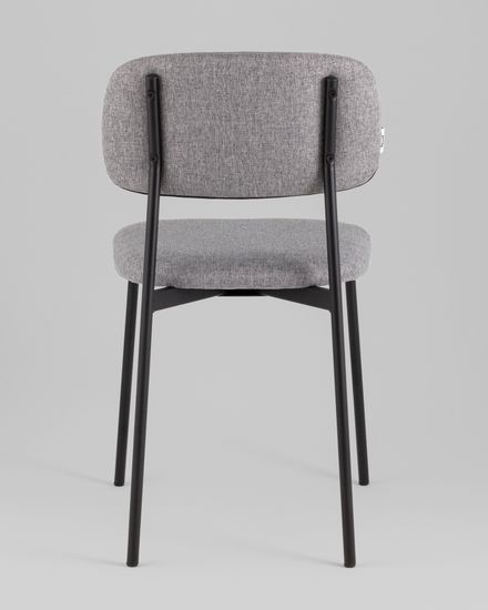 Стул Майло рогожка серый
