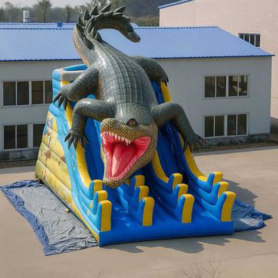 Водная горка «Крокодил Данди», 12х5х7 м